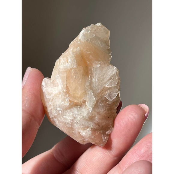 High Grade Peach Stilbite Specimen with Apophyllite - Picture 7 of 9
